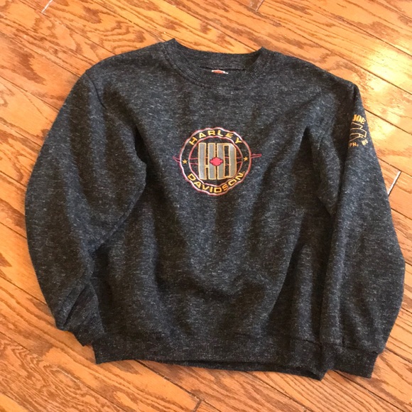 Women’s Med Harley Davidson Gray Sweatshirt 🏍 - Picture 1 of 7